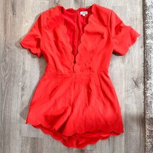 Storee bright orange romper